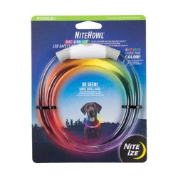 Nite Ize Nite Howl Universal Size Rechargeable Disc-O Select Led Safety Necklace 1 ea Banded Package