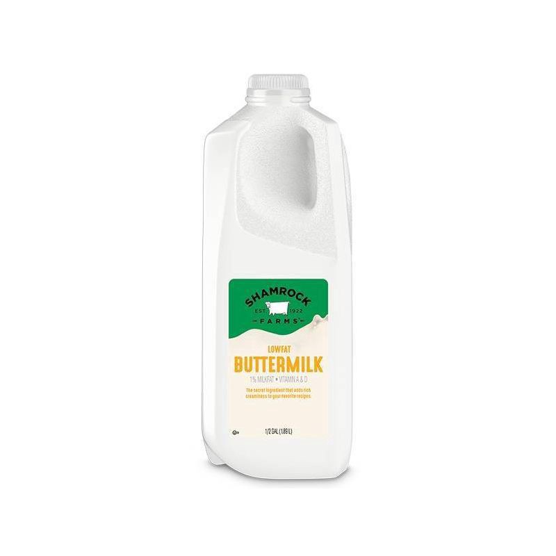 slide 1 of 9, Shamrock Farms 1% Buttermilk - 0.5gal, 1/2 gal