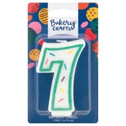 Bakery Crafts Number Candle