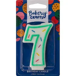 Bakery Crafts Number Candle
