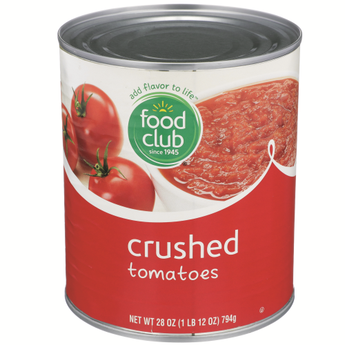 slide 1 of 1, Food Club Tomatoes Can Crushed In Puree, 28 oz