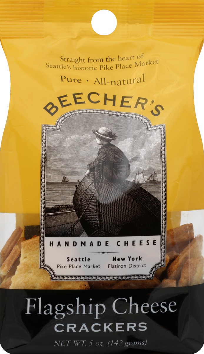 slide 5 of 5, Beecher's Flagship Cheese Crackers, 5 oz