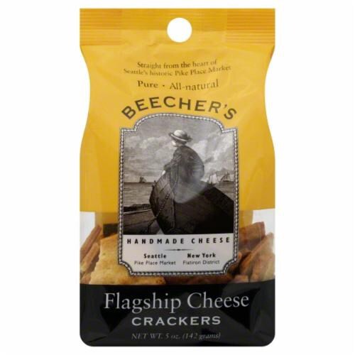 slide 1 of 5, Beecher's Flagship Cheese Crackers, 5 oz