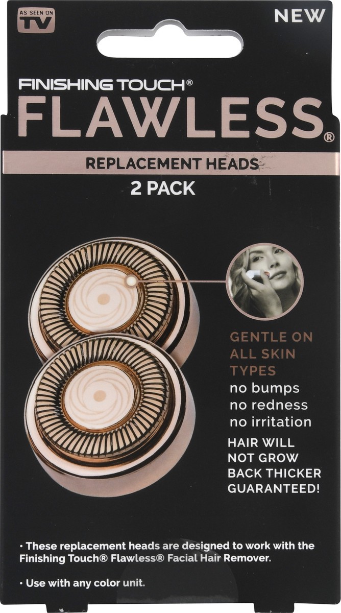 slide 5 of 9, Finishing Touch Flawless 2 pack Replacement Heads 2 ea, 2 ct