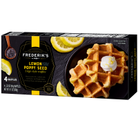 slide 25 of 29, FREDERIKS BY MEIJER Frederik's by Meijer Frozen Lemon Poppy Seed Liege Style Waffles, 9.1 oz