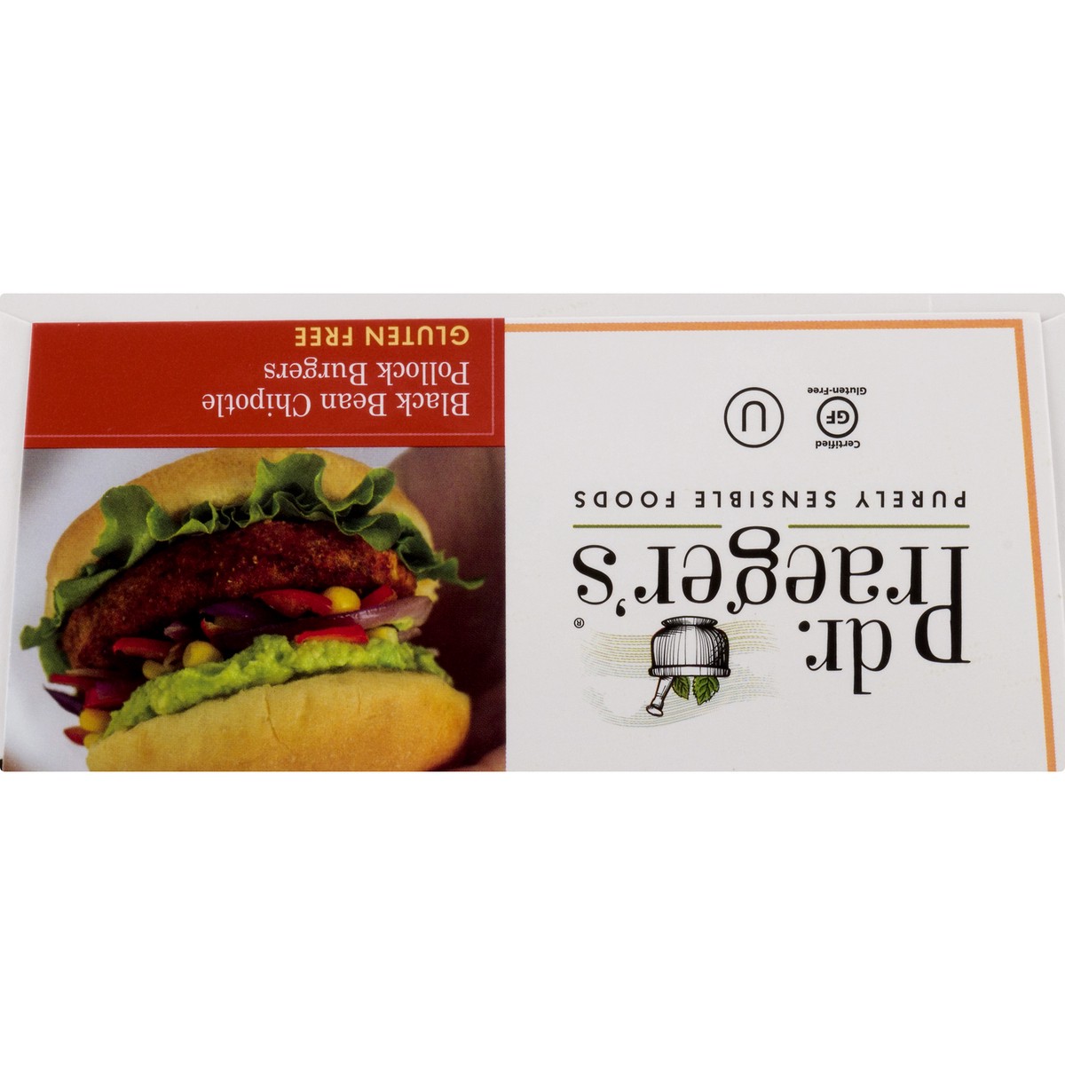 slide 6 of 10, Dr. Praeger's Gluten Free Black Bean Chipotle Pollock Burgers, 4 ct; 2.5 oz