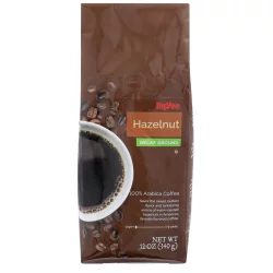 Hy-vee Light Roast Hazelnut 100% Arabica Decaf Ground Coffee - 12 oz
