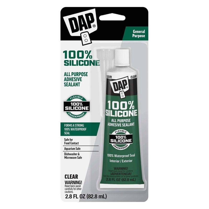 slide 2 of 6, DAP Silicone Aquarium Sealant - Clear, 1 ct