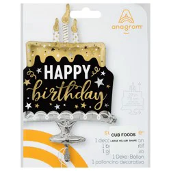 Anagram Happy Birthday Supershape Decorative Balloon - 1 Each