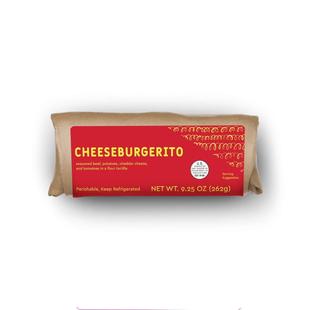 slide 1 of 1, Home Chef Cheeseburgerito, 9.25 oz