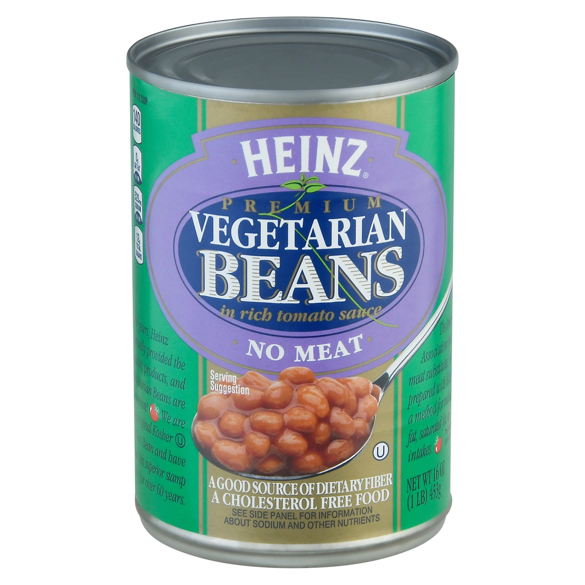 slide 1 of 1, Heinz Premium Vegetarian Beans in Rich Tomato Sauce with No Meat, 16 oz