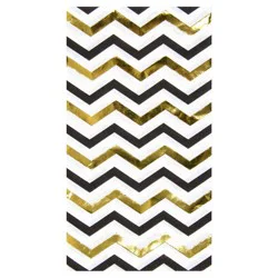 Papyrus Black & Gold Guest Towel