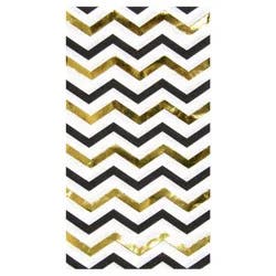 Papyrus Black & Gold Guest Towel