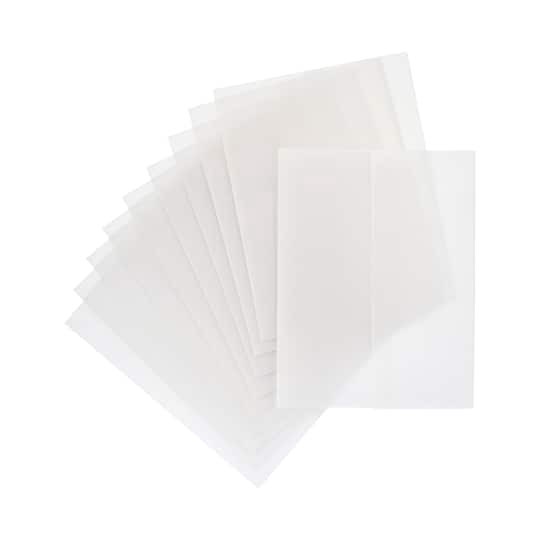slide 1 of 4, A2 White Vellum Card Wraps By Recollections, 10ct., 10 ct