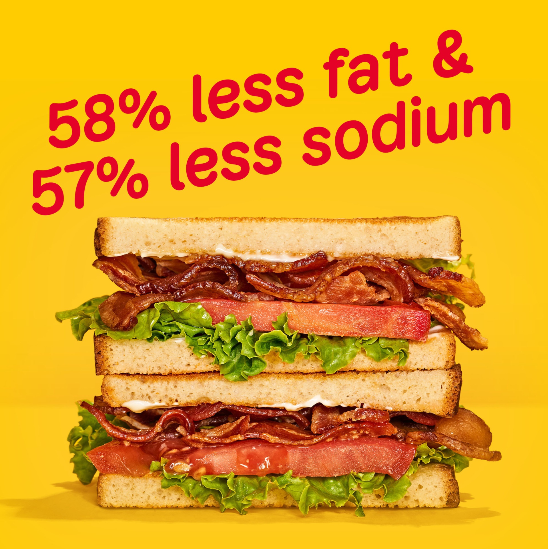 slide 6 of 7, Oscar Mayer Fully Cooked & Gluten Free Turkey Bacon with 58% Less Fat & 57% Less Sodium Pack, 21-23 slices, 12 oz