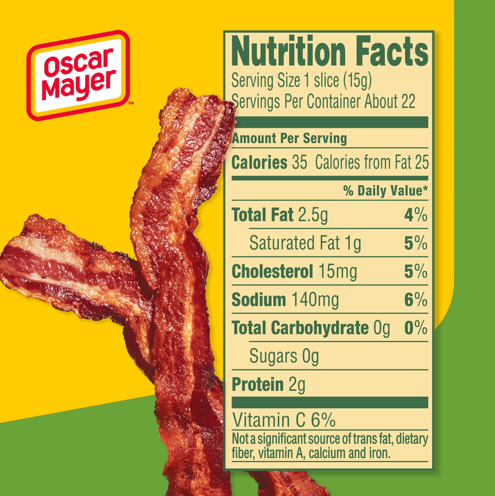 slide 7 of 7, Oscar Mayer Fully Cooked & Gluten Free Turkey Bacon with 58% Less Fat & 57% Less Sodium Pack, 21-23 slices, 12 oz