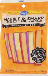 Kroger Marble & Sharp Cheddar Cheese Sticks