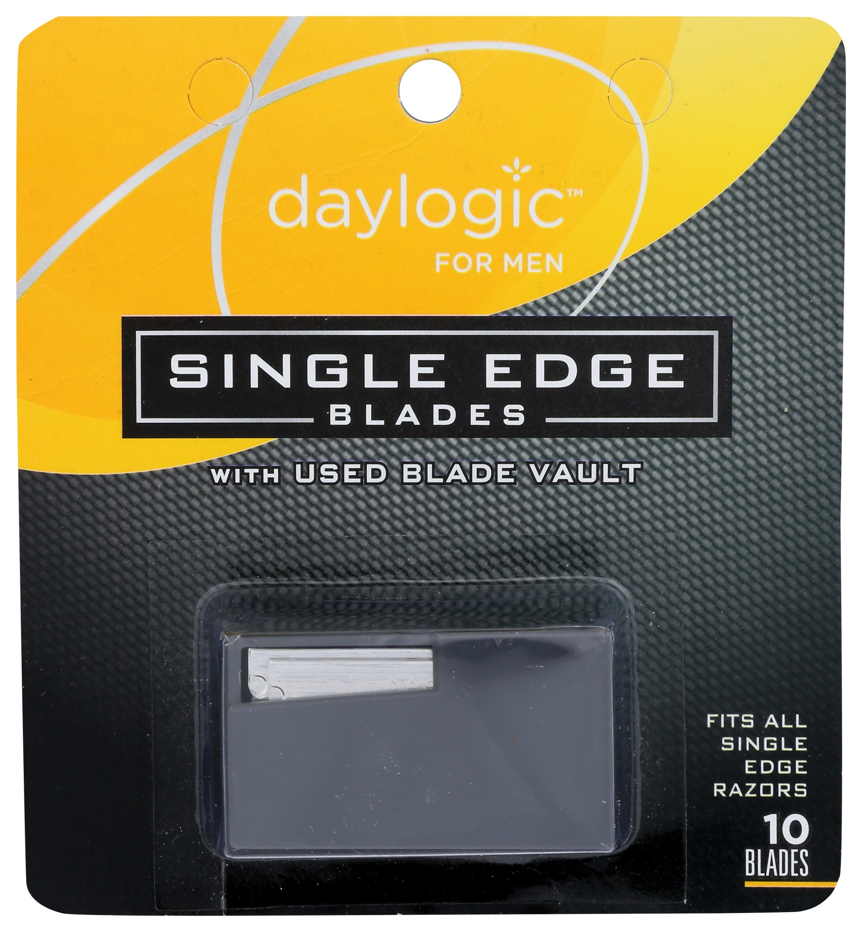 slide 1 of 2, Daylogic Single Edge Razors, 10 ct