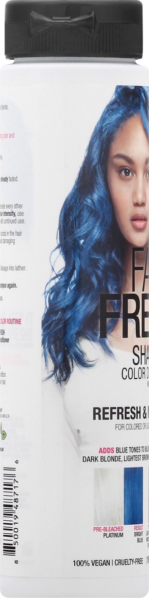 slide 6 of 11, No Fade Fresh Blue Blast Color Depositing Shampoo With Bondheal Bond Rebuilder, 6.4 oz