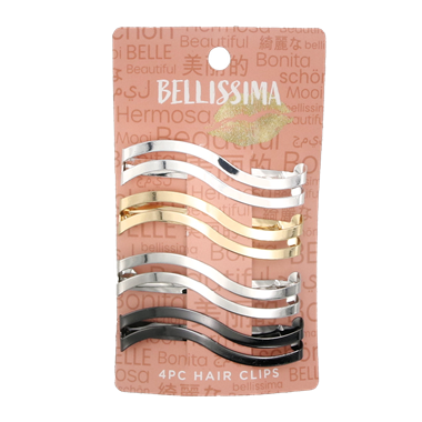 slide 1 of 1, Hy-Vee 4Pc Bellissima Hair Clips, 1 ct