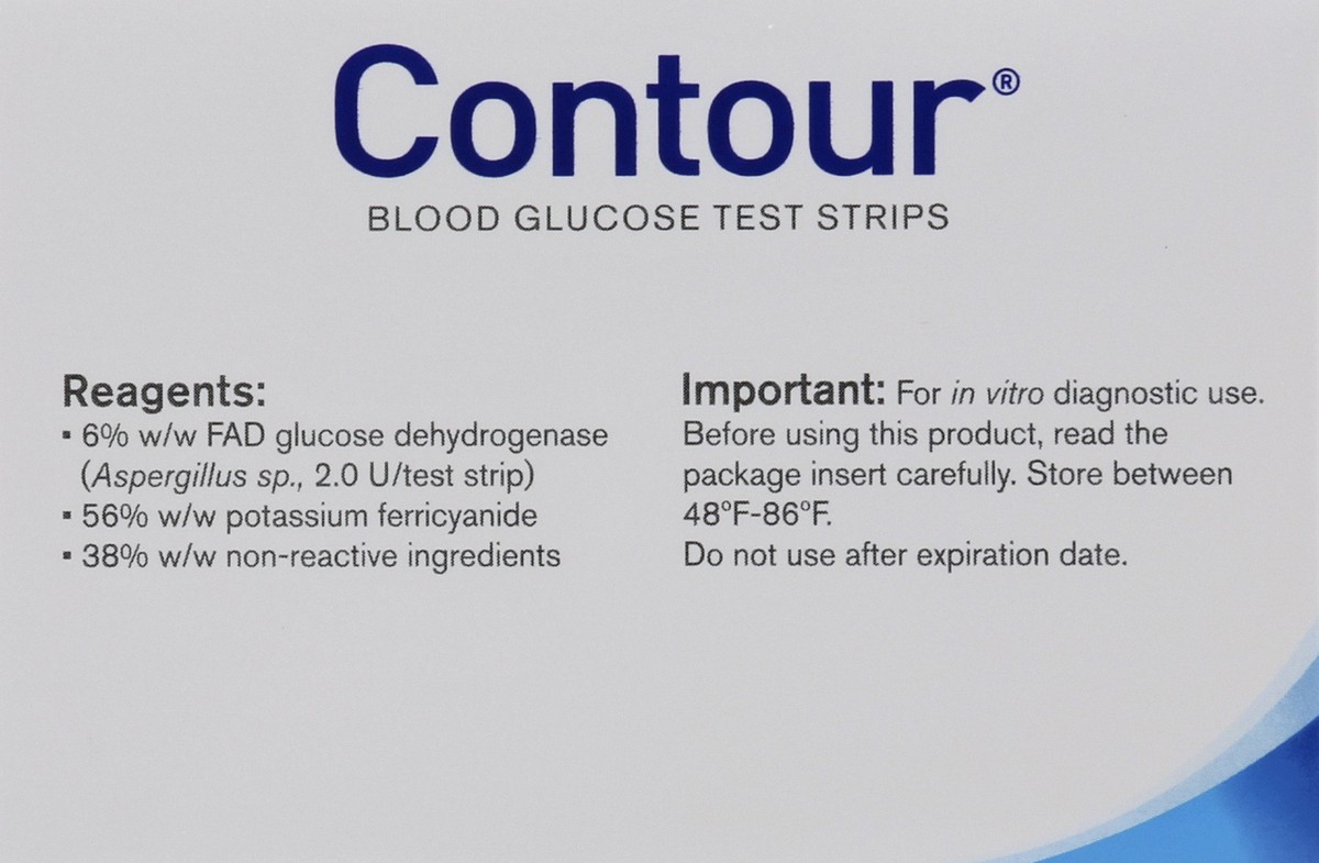 slide 5 of 9, Contour Blood Glucose Test Strips, 100 ct