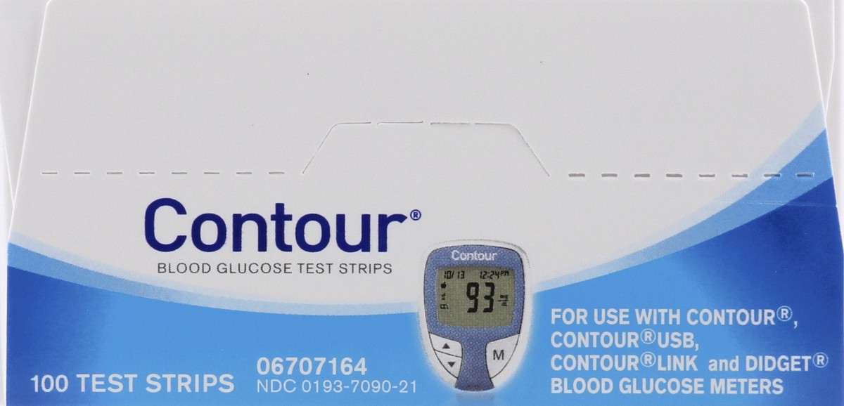 slide 9 of 9, Contour Blood Glucose Test Strips, 100 ct