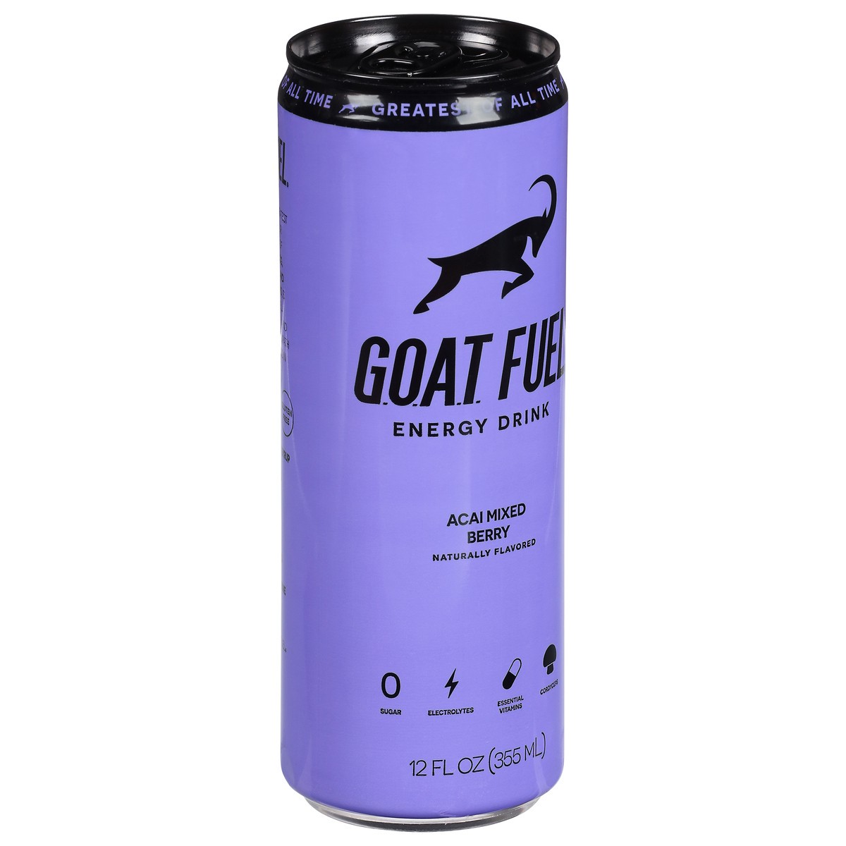 slide 2 of 9, G.O.A.T. Fuel Acai Mixed Berry Energy Drink - 12 fl oz, 12 fl oz