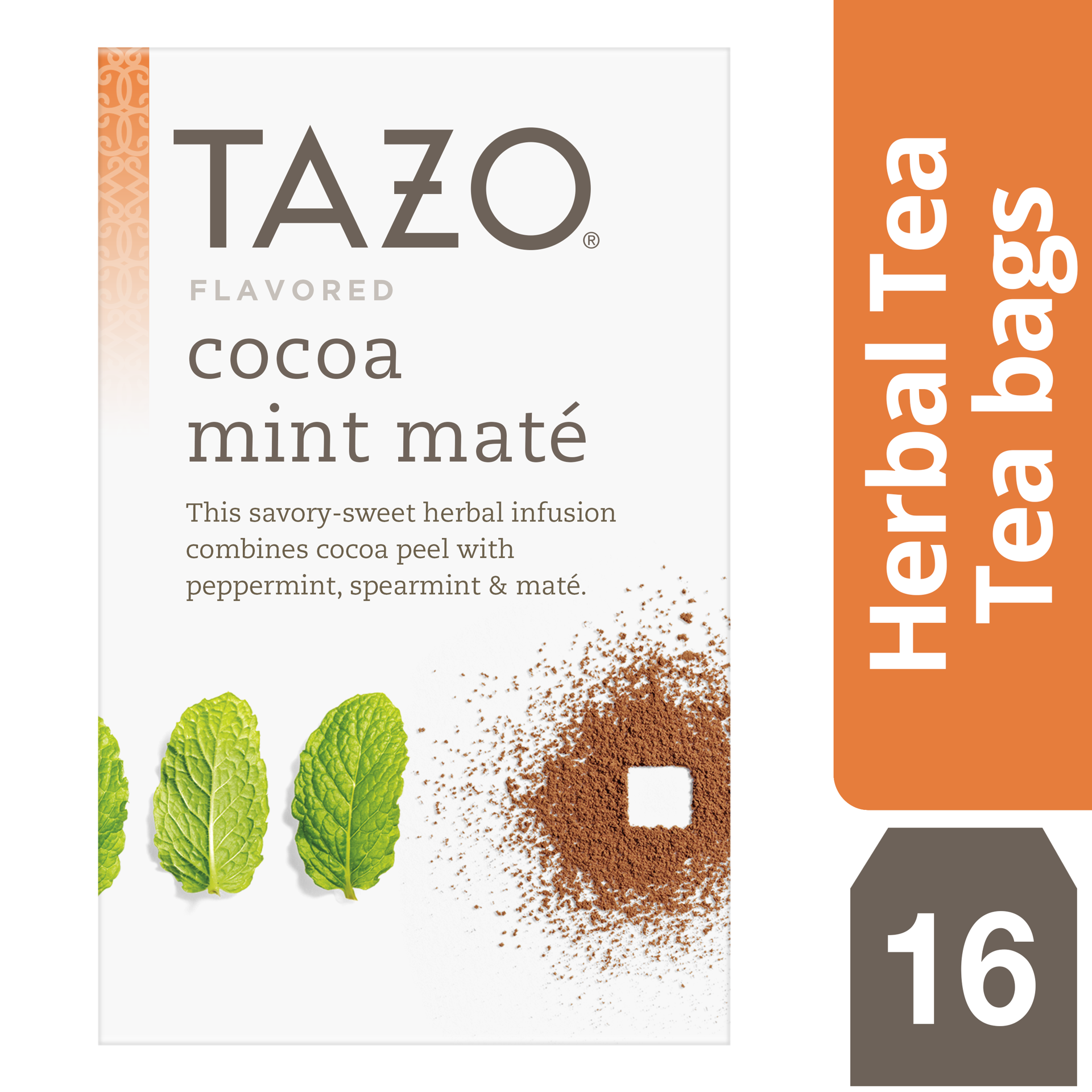 slide 1 of 2, TAZO Tea Bag Chocolate Mint Mate, 16 1N, 16 ct