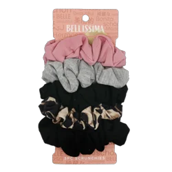 Bellissima 5 pc Scrunchies