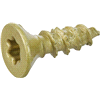 slide 2 of 5, PowerPro ONE Multi-Material Screw Exterior Flat Head Bronze-Plated #6 x 1/2'', 50 ct