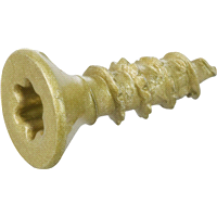 slide 3 of 5, PowerPro ONE Multi-Material Screw Exterior Flat Head Bronze-Plated #6 x 1/2'', 50 ct