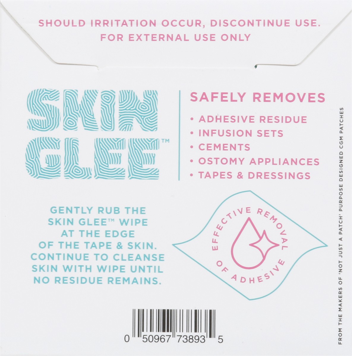 slide 8 of 12, Not Just a Patch Skin Glee Wipes 40 ea, 40 ct