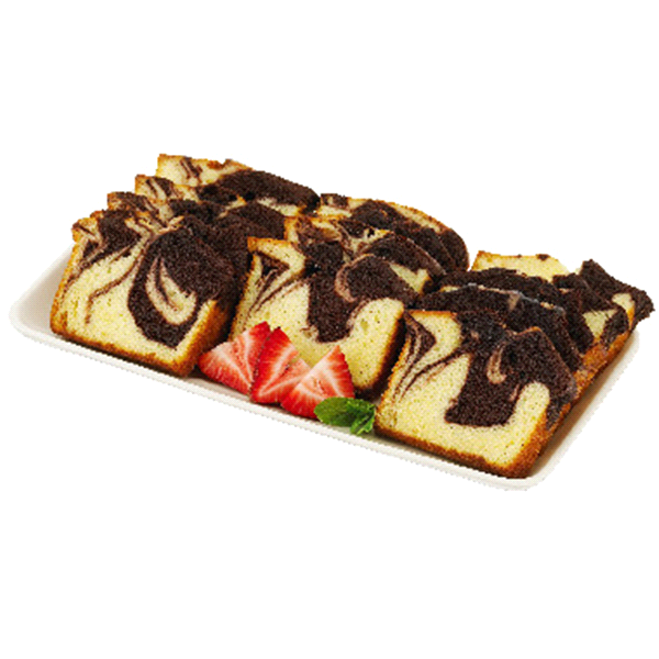 slide 1 of 1, Viva Sliced Marble Pound Cake, 24 oz