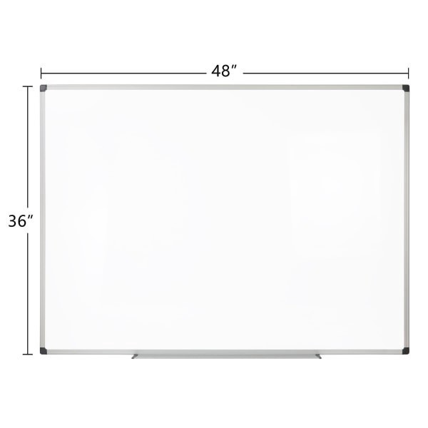 slide 3 of 6, FORAY Realspace Magnetic Dry-Erase Board, 36" X 48", Silver Aluminum Frame, 1 ct