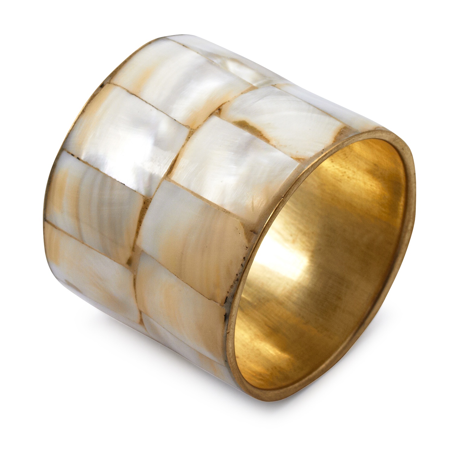 slide 1 of 1, Sur La Table Mother-Of-Pearl Napkin Ring, 1 ct