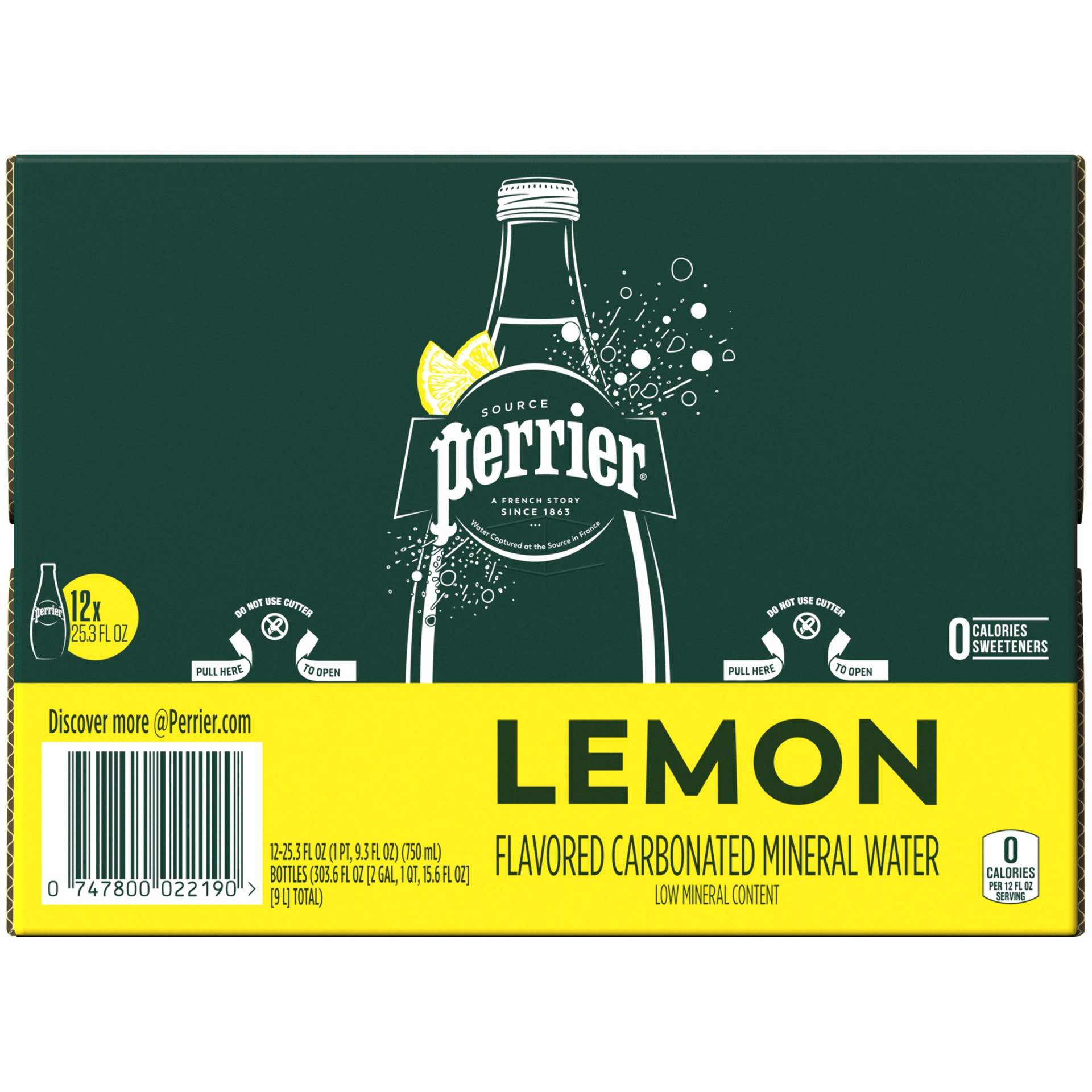 slide 1 of 2, Perrier Lemon Flavored Sparkling Water- 303.60 oz, 303.60 oz