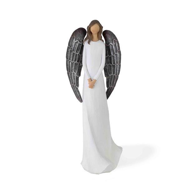 slide 1 of 1, 12" Wooden Angel, 1 ct