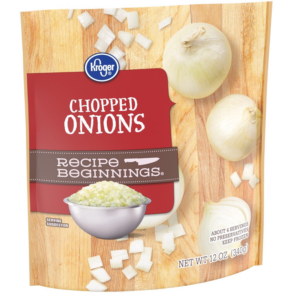 slide 5 of 6, Kroger Recipe Beginnings Chopped Onions, 12 oz