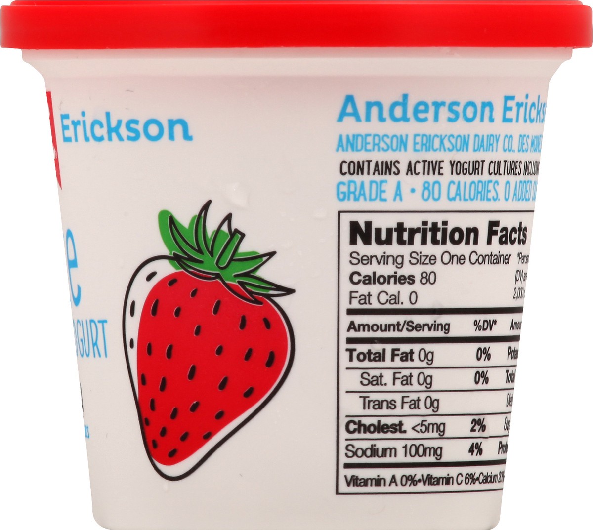 slide 4 of 11, Anderson Erickson Dairy AE Dairy Yolite Strawberry Fat Free Yogurt, 6 oz
