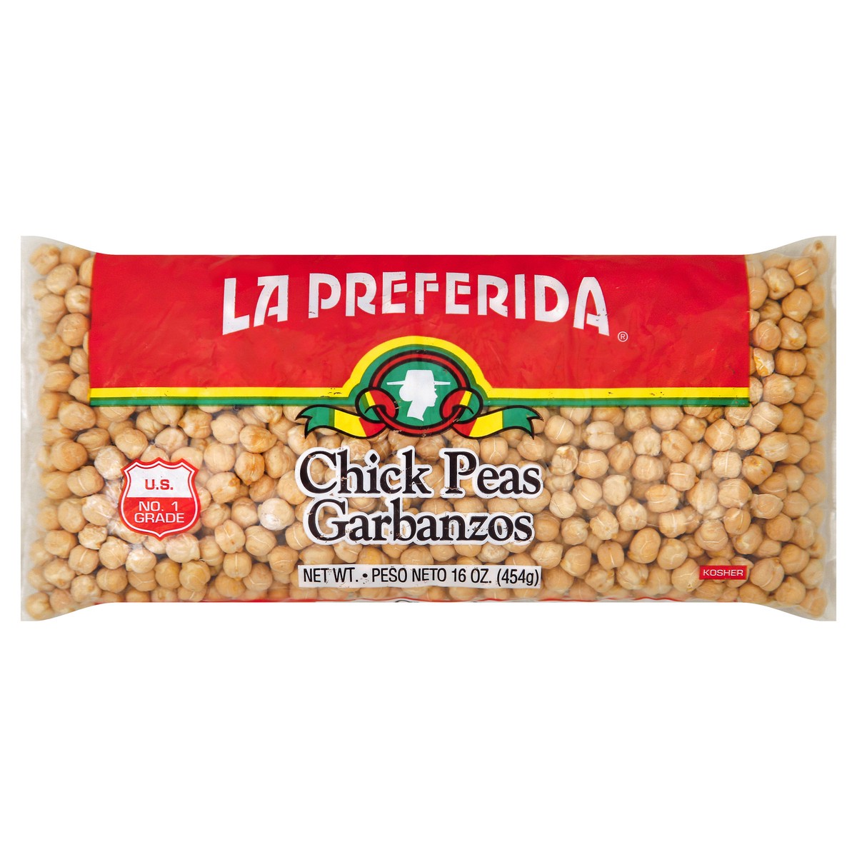 slide 6 of 6, La Preferida Chick Peas, 16 oz