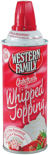 slide 1 of 1, Western Family Original Whipped Topping, 6.5 oz