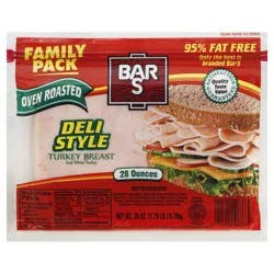 Bar-S Deli Style Oven Roasted Turkey Breast 28 oz. Pack