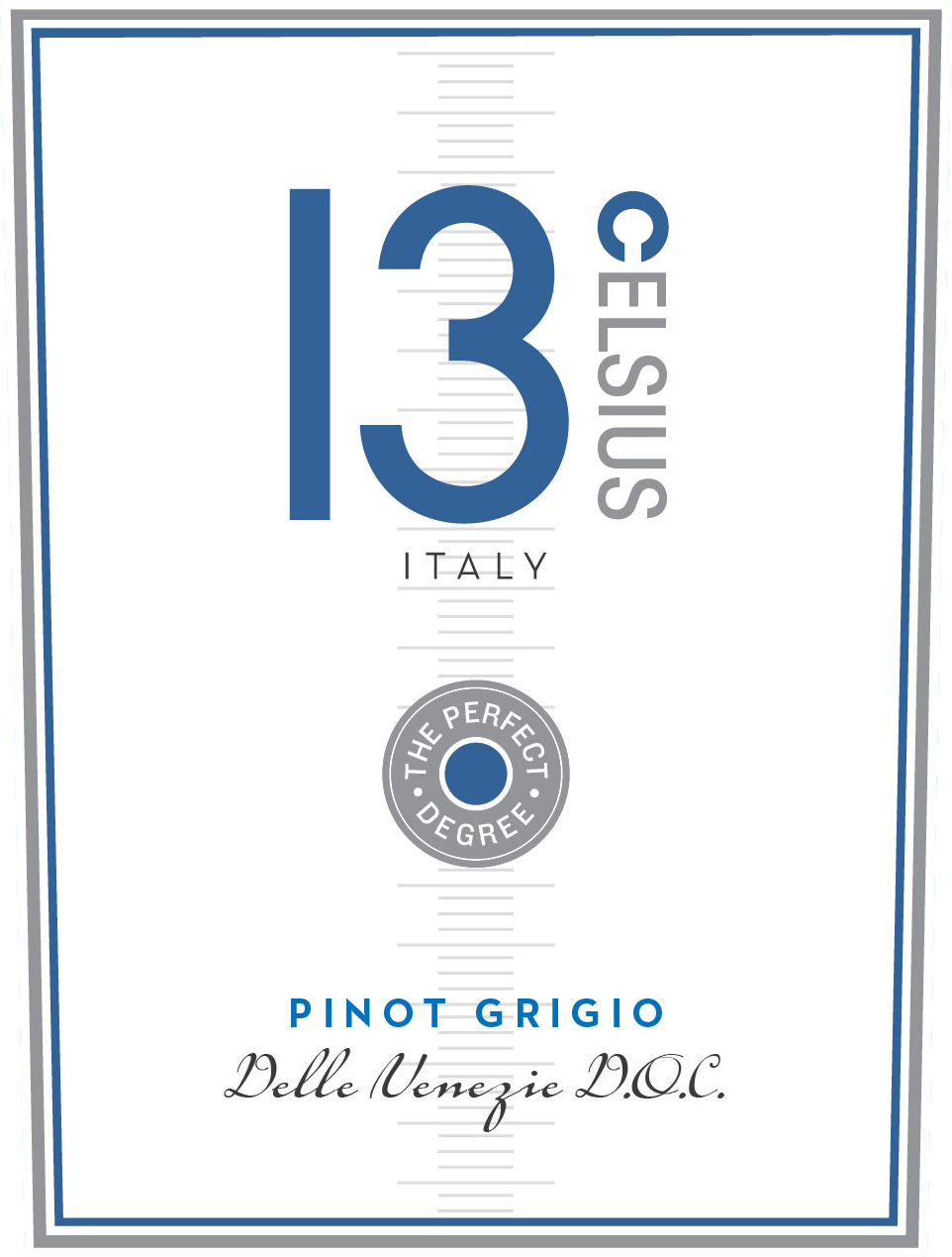slide 2 of 5, 13 Celsius Pinot Grigio White Wine, 750 ml
