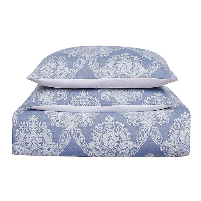 slide 2 of 3, Wamsutta Somerton King Duvet Cover Set - Blue, 3 ct