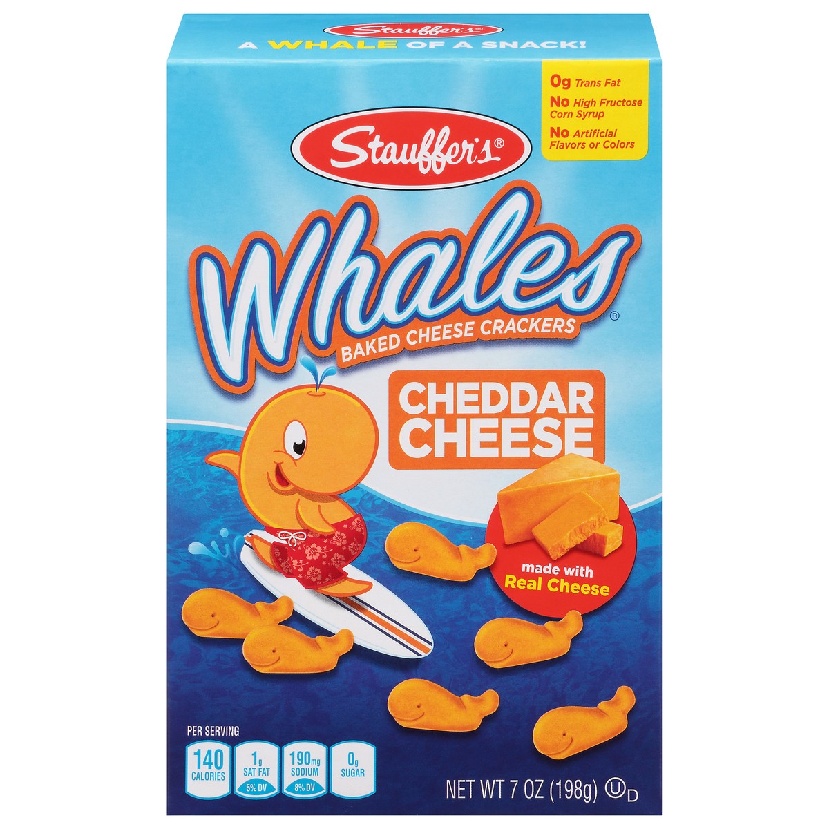 slide 1 of 9, Stauffer's Baked Cheese Crackers, Cheddar Cheese 7 Oz, 7 oz