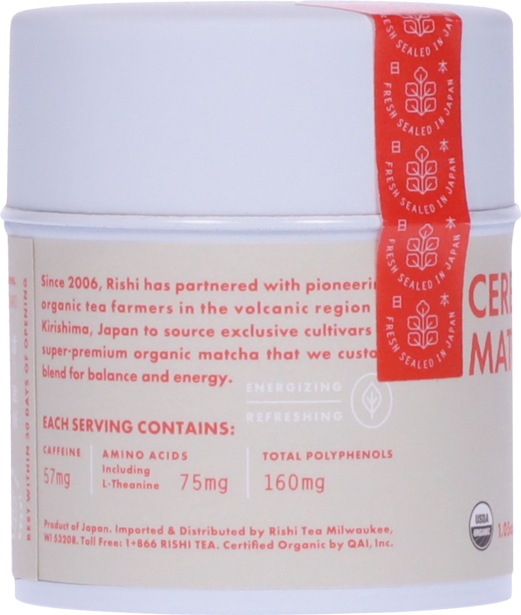 slide 4 of 13, Rishi Organic Single Origin Ceremonial Matcha Tea 1.05 oz, 1.05 oz