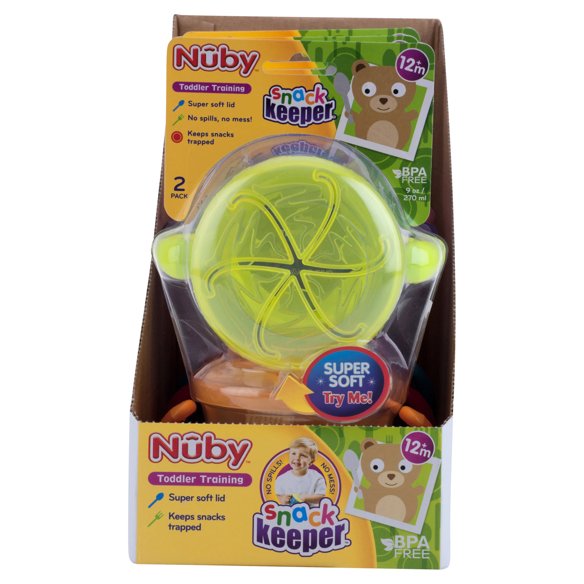 slide 1 of 1, Nuby Snack Keeper, 1 ct