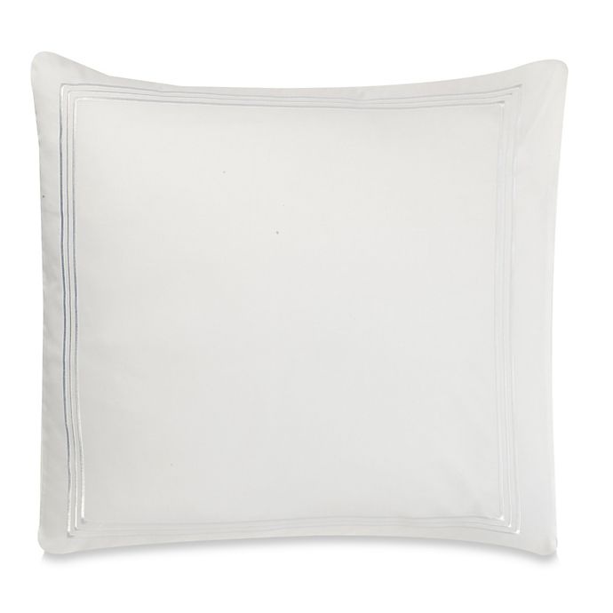 slide 1 of 1, Wamsutta Hotel Triple Baratta Stitch European Pillow Sham - White, 1 ct