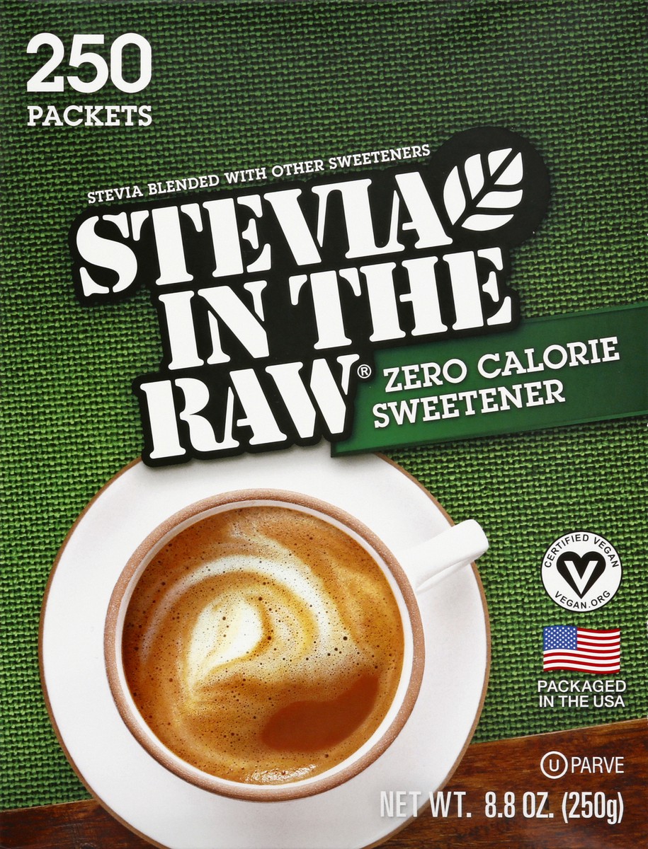 slide 1 of 6, Stevia in the Raw Sweetener 250 ea, 250 ct