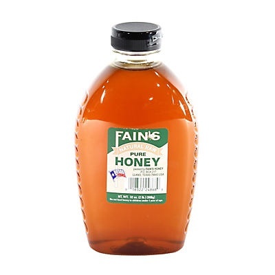 slide 1 of 1, Fain's Natural Raw Pure Honey, 32 oz